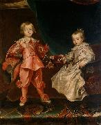 Frans Luycx, Portrait of Ferdinand IV with his sister Maria Anna